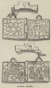Orosz amulett (metszet) alkotó: English School
