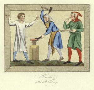 A 13. század rusztikája alkotó: English School