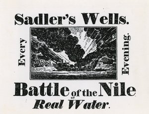 Sadlers Well. Nílusi csata a valódi vízen. Minden este alkotó: English School