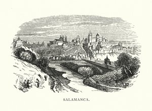 Salamanca (metszet) alkotó: English School