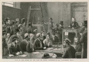 Eladó a néhai Sir Edwin Landseer stúdiójában alkotó: English School