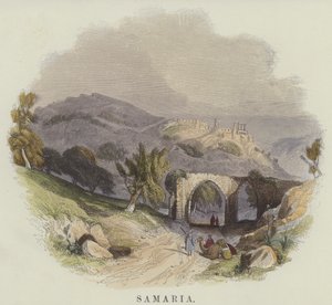 Samaria (színes metszet) alkotó: English School