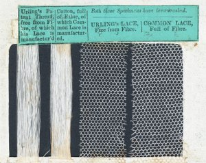 Urling csipke minták (textil) alkotó: English School