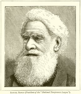 Samuel Bowly (a National Temperance League elnöke) alkotó: English School