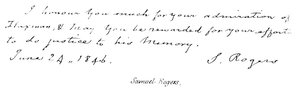 Samuel Rogers alkotó: English School