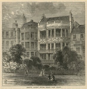 Samuel Rogers ház, a Green Park előtt alkotó: English School
