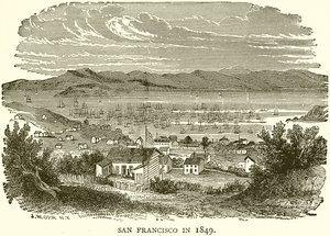 San Francisco 1849-ben alkotó: English School