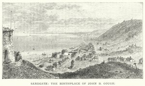 Sandgate, John B Gough szülőhelye (metszet) alkotó: English School