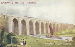Sankey Valley viadukt alkotó: English School