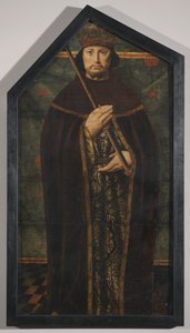Saxon King, 1515 körül (olaj, tölgyfa panelek) alkotó: English School