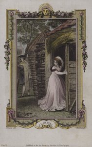 Jelenet a Clarissából, Samuel Richardson alkotó: English School