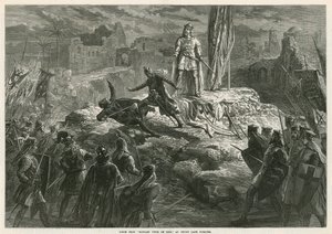 Jelenet Richard Coeur de Lionból a Drury Lane Színházban alkotó: English School