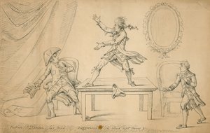 Jelenet Sylvester Daggerwoodból, George Coleman fiatalabbtól alkotó: English School