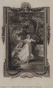 Jelenet a Sir Charles Grandison történetéből, Samuel Richardson alkotó: English School