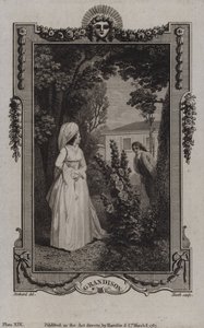 Jelenet a Sir Charles Grandison történetéből, Samuel Richardson alkotó: English School