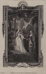 Jelenet a Sir Charles Grandison történetéből, Samuel Richardson alkotó: English School