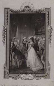 Jelenet az Erényes árvából, Mary Collyer alkotó: English School