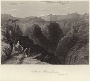 Jelenet a Libanon-hegyen alkotó: English School