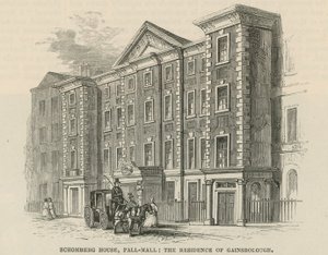 Schomberg-ház, Pall Mall, London, Thomas Gainsborough rezidenciája alkotó: English School