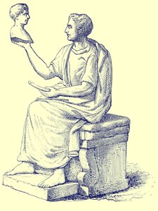 Szobrász, illusztráció: Victor Duruy Róma története című könyvéből, 1884-ben (digitálisan javított kép) alkotó: English School