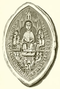 Az Oxfordi Egyetem pecsétje, c. 1300 alkotó: English School