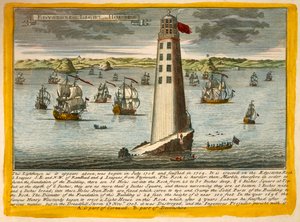 A második Eddystone világítótorony, Plymouth közelében alkotó: English School