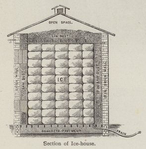Jégház részlege (litho) alkotó: English School