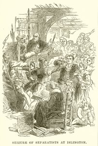Szeparatisták lefoglalása Islingtonban alkotó: English School