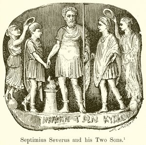 Septimius Perselus és két fia alkotó: English School