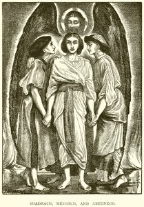 Sidrák, Mésák és Abednégó alkotó: English School