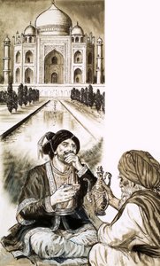 Shah Jehan és a Taj Mahal alkotó: English School
