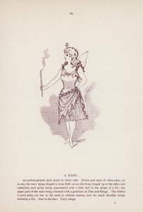 Shakespeare: Windsori víg feleségek: Tündér (litho) alkotó: English School