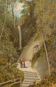 Shanklin Chine – Wight-sziget alkotó: English School