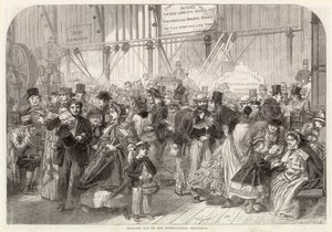 Shilling nap az 1862-es nemzetközi kiállításon alkotó: English School