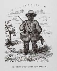 Lövés Roverrel és Rangerrel (metszet) alkotó: English School