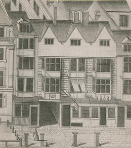 Az üzlet homlokzata Londonban alkotó: English School
