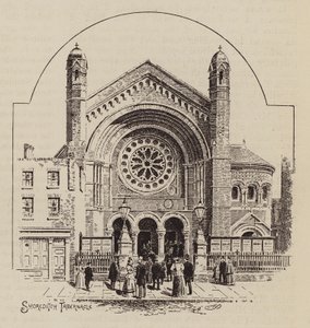 Shoreditch Tabernacle (metszet) alkotó: English School