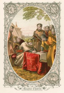 A Magna Carta aláírása alkotó: English School