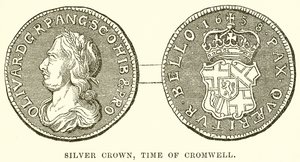 Ezüst korona, Cromwell ideje alkotó: English School