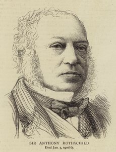 Sir Anthony Rothschild (metszet) alkotó: English School