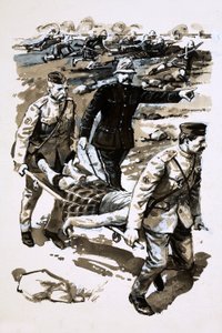 Sir Arthur Conan Doyle orvosként szolgált a búr háború alatt alkotó: English School