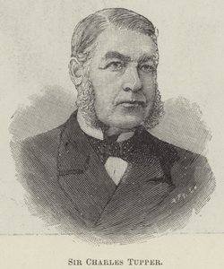 Sir Charles Tupper (metszet) alkotó: English School