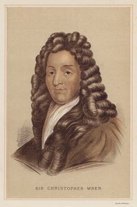 Sir Christopher Wren (színes litó) alkotó: English School