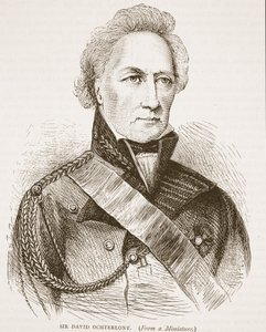 Sir David Ochterlony, illusztráció a Cassells Illustrated History of India-ból, James Grant, pub. 1879 alkotó: English School
