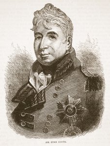 Sir Eyre Coote, illusztráció a Cassells Illustrated History of India-ból, James Grant, pub. 1879 alkotó: English School