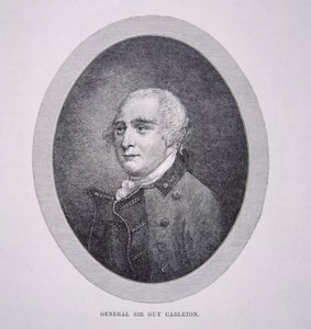 Sir Guy Carleton (litho) alkotó: English School
