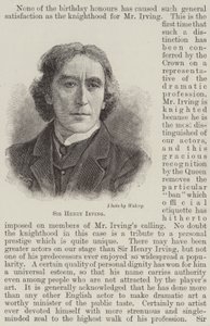 Sir Henry Irving (metszet) alkotó: English School