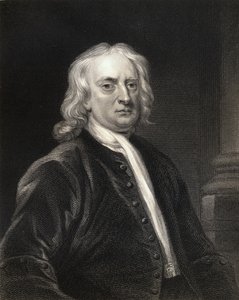 Sir Isaac Newton (1642-1727) a Gallery of Portraits-ből, 1833-ban jelent meg alkotó: English School