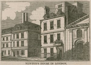Sir Isaac Newtons House, St Martins Street, Leicester Square London alkotó: English School