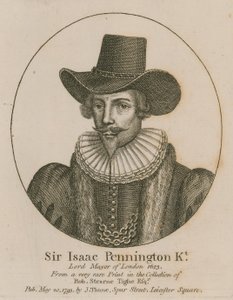 Sir Isaac Pennington, London főpolgármestere 1643 alkotó: English School